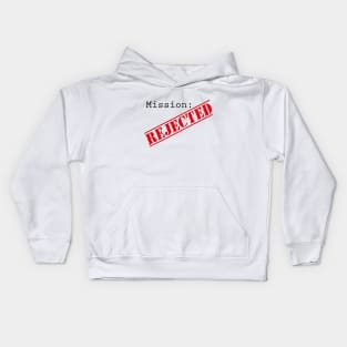 Mission: Rejected Title Splash (Red) Kids Hoodie